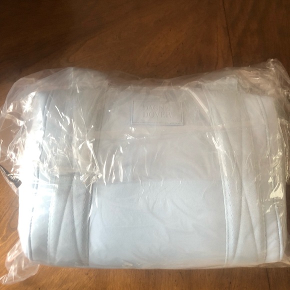 SOLD!!! NWT Dagne Dover Small Neoprene Landon in Skyway Blue - Picture 2 of 7